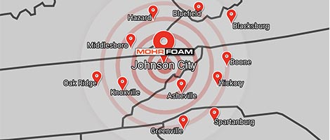 Mohr Foam Insulation coverage Service area city