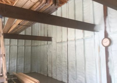 mohr foam insulation sprayed in air barrier