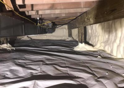 mohr foam spray insulation in subfloor